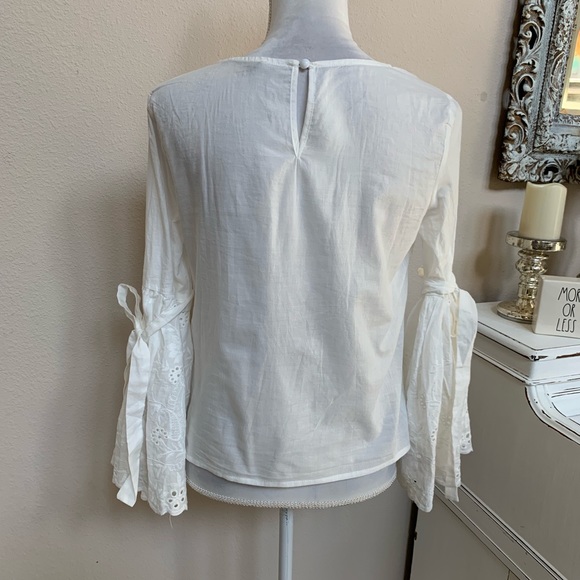 Shein Eyelet Fluted Sleeves Blouse Size XS - Picture 4 of 6